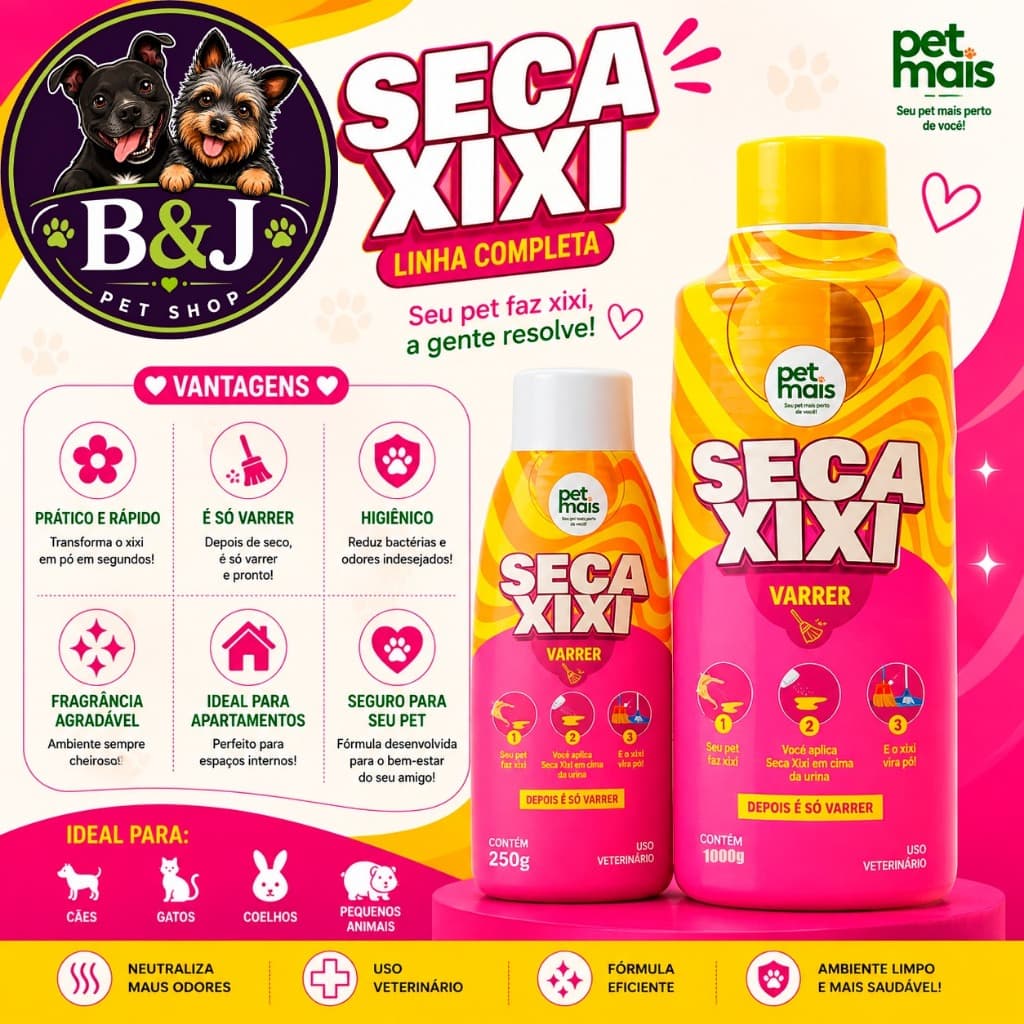 🐾 Seca Xixi Pet Mais