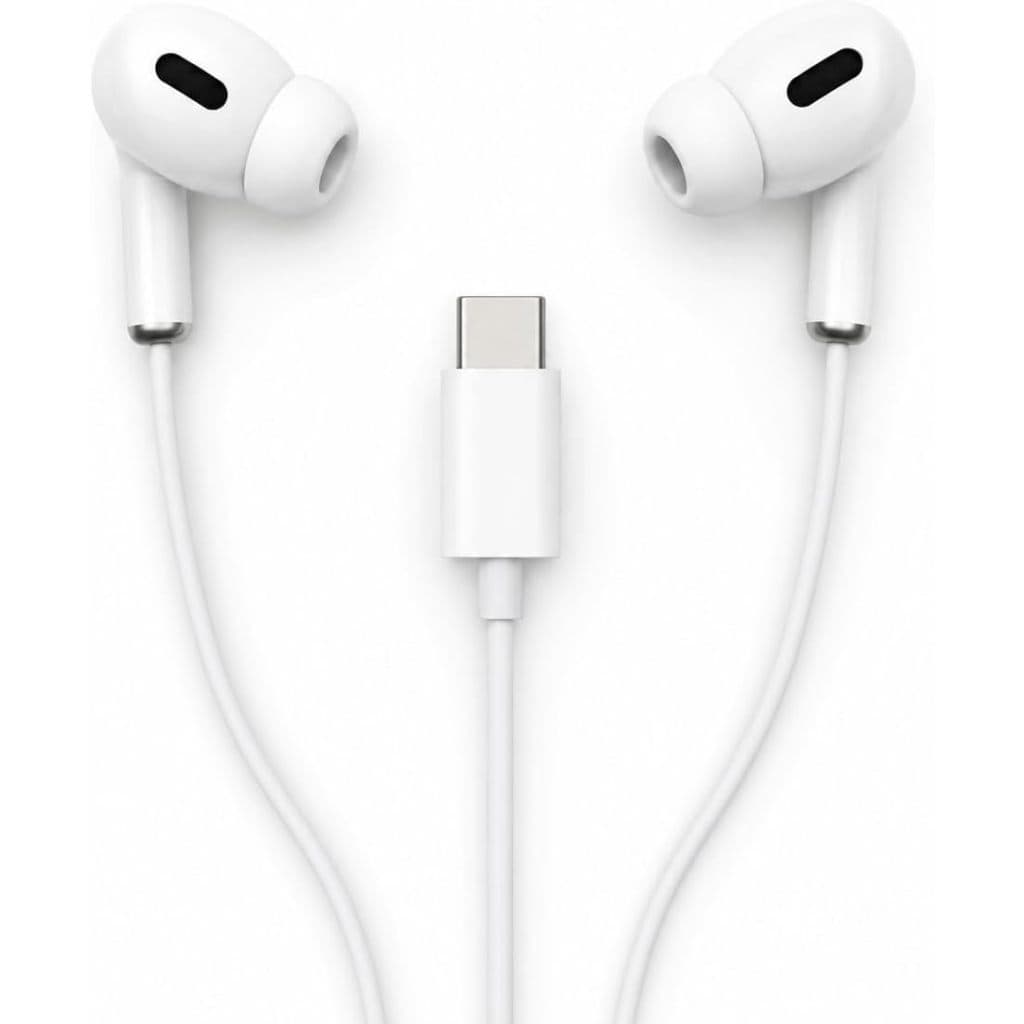 Fone de Ouvido USB-C com Microfone Branco