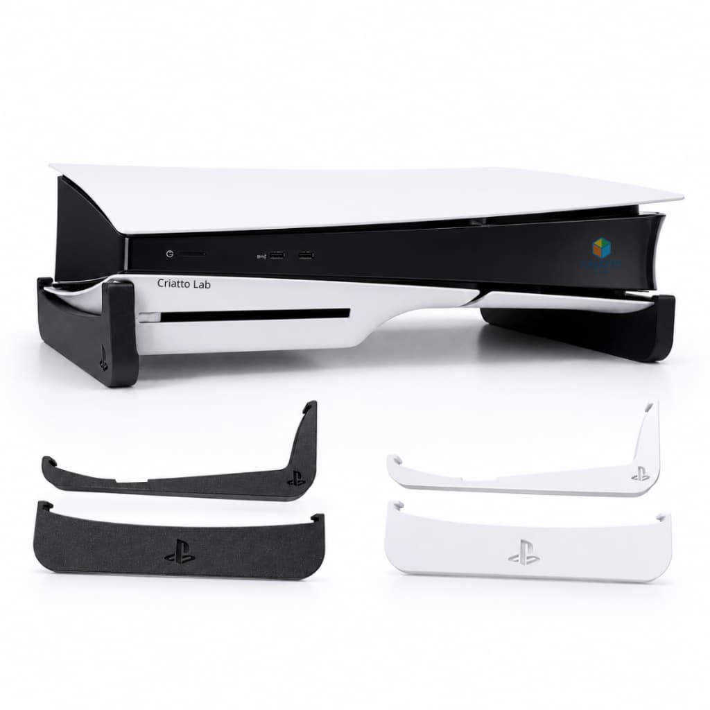 Suporte Base Horizontal Compatível Play 5 Ps5 Slim C/ Disco