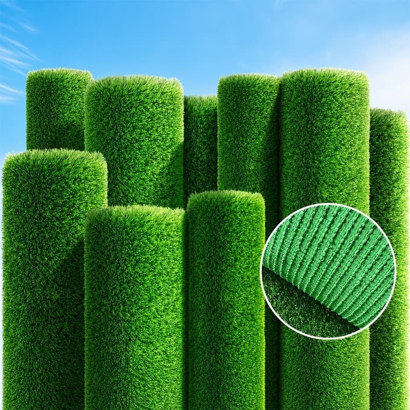 🌿 Grama Sintética Artificial 3cm, Fio Alto e Realista para Jardim, Quintal, Varanda e Área Externa – 14m²