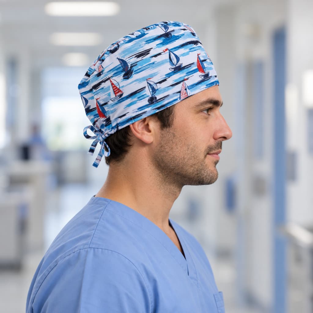 Bandana touca cirurgica greys anatomy medico hospitalar