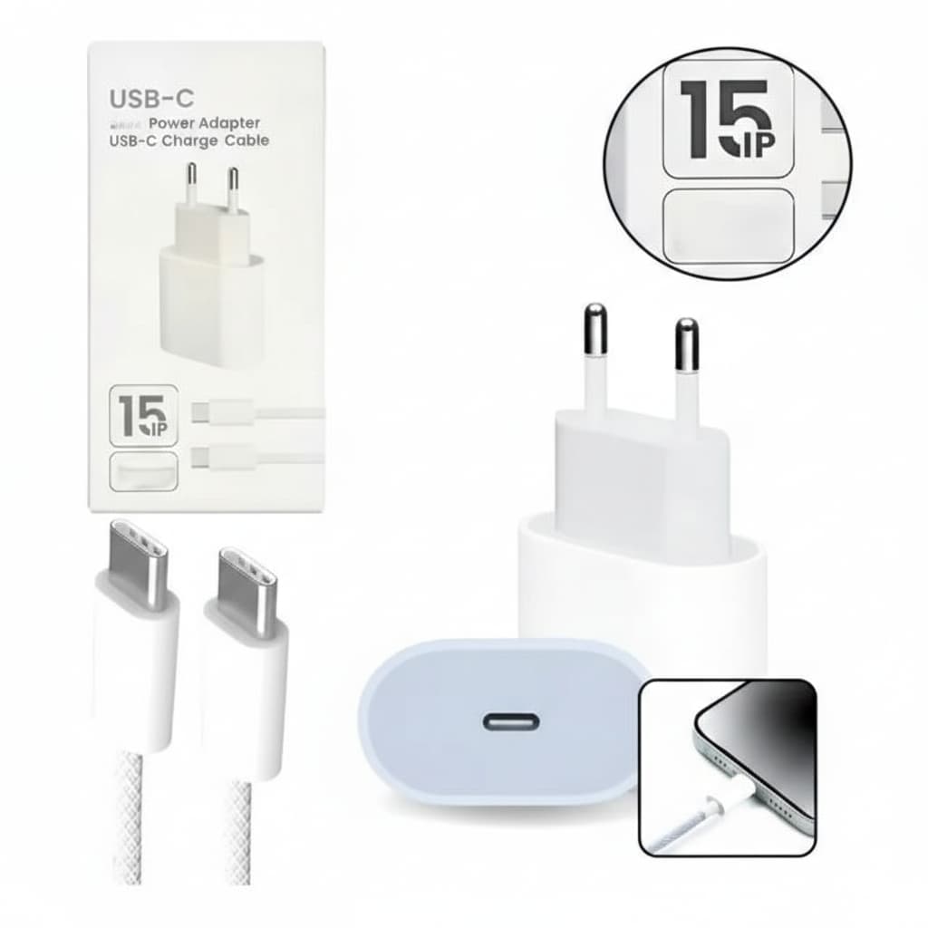 {ORIGINAL} Carregador iPhone XR,11,12,13,14 ,15 ,16,17 TURBO Tipo C