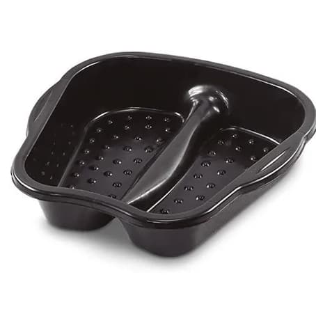 Bacia Para Pés Pedicure De Plastico Reforçado Cor Preto