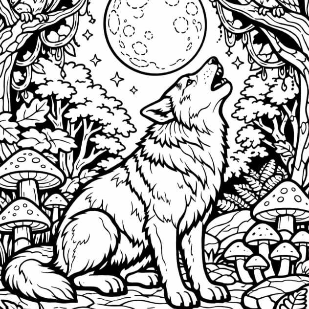 DESENHOS PARA COLORIR CRIANÇAS E ADULTOS - TEMA: ANIMAIS DA FLORESTA - ATÉ 200 Unidades