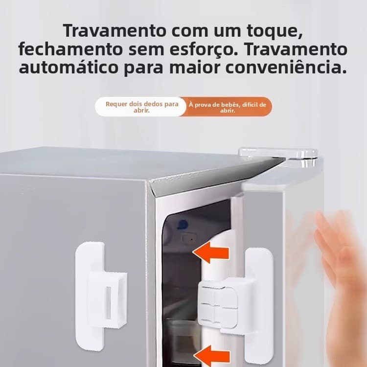 Automatic Fridge Door Closer – Secure Seal & Baby Safety Lock, No Drilling Required