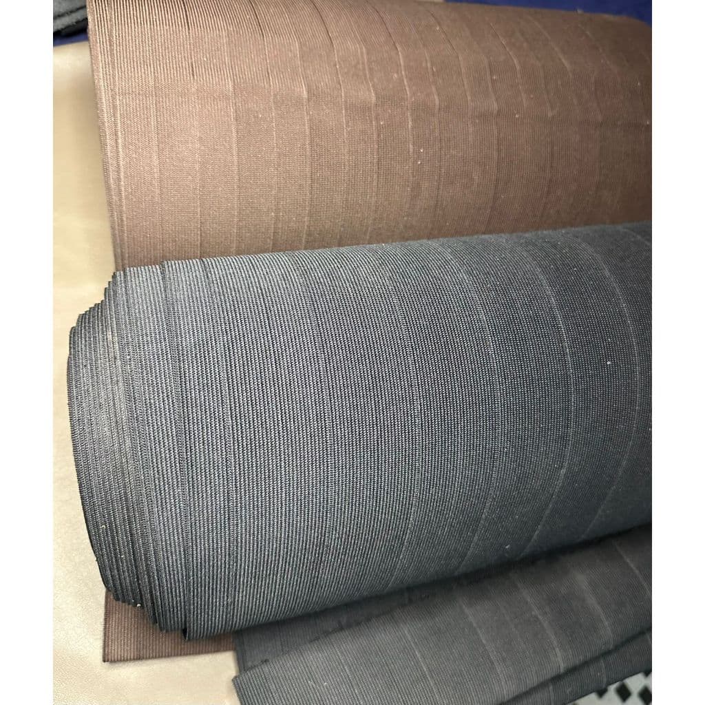 Elástico largo 40cm - Preto e Marrom - Alta resistência - Para alongar/ajustar cano de botas - Para cinta compressiva