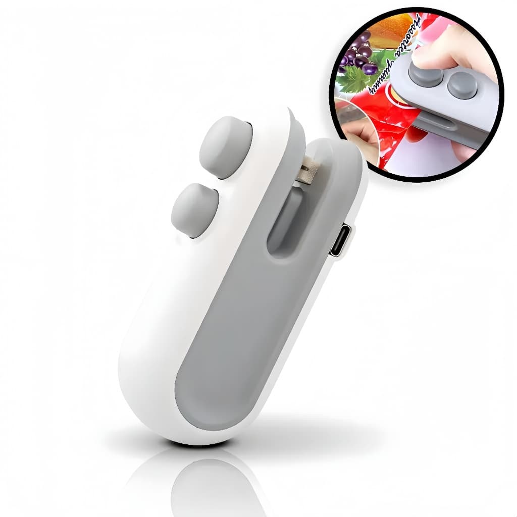 Mini Selador de Embalagem Máquina USB Portátil Selador Plástico Pilha Para Cozinha 127/220v