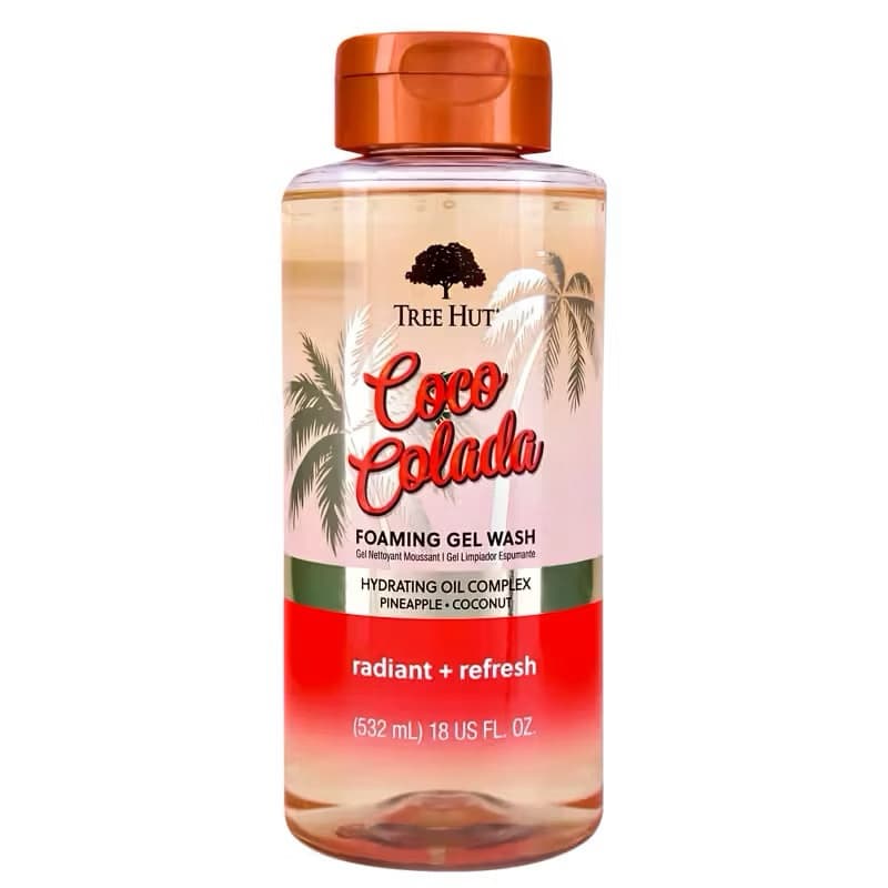 Sabonete Líquido Tree Hut Coco Colada 532ml Original Importado | Gel de Banho Hidratante Coco e Abacaxi