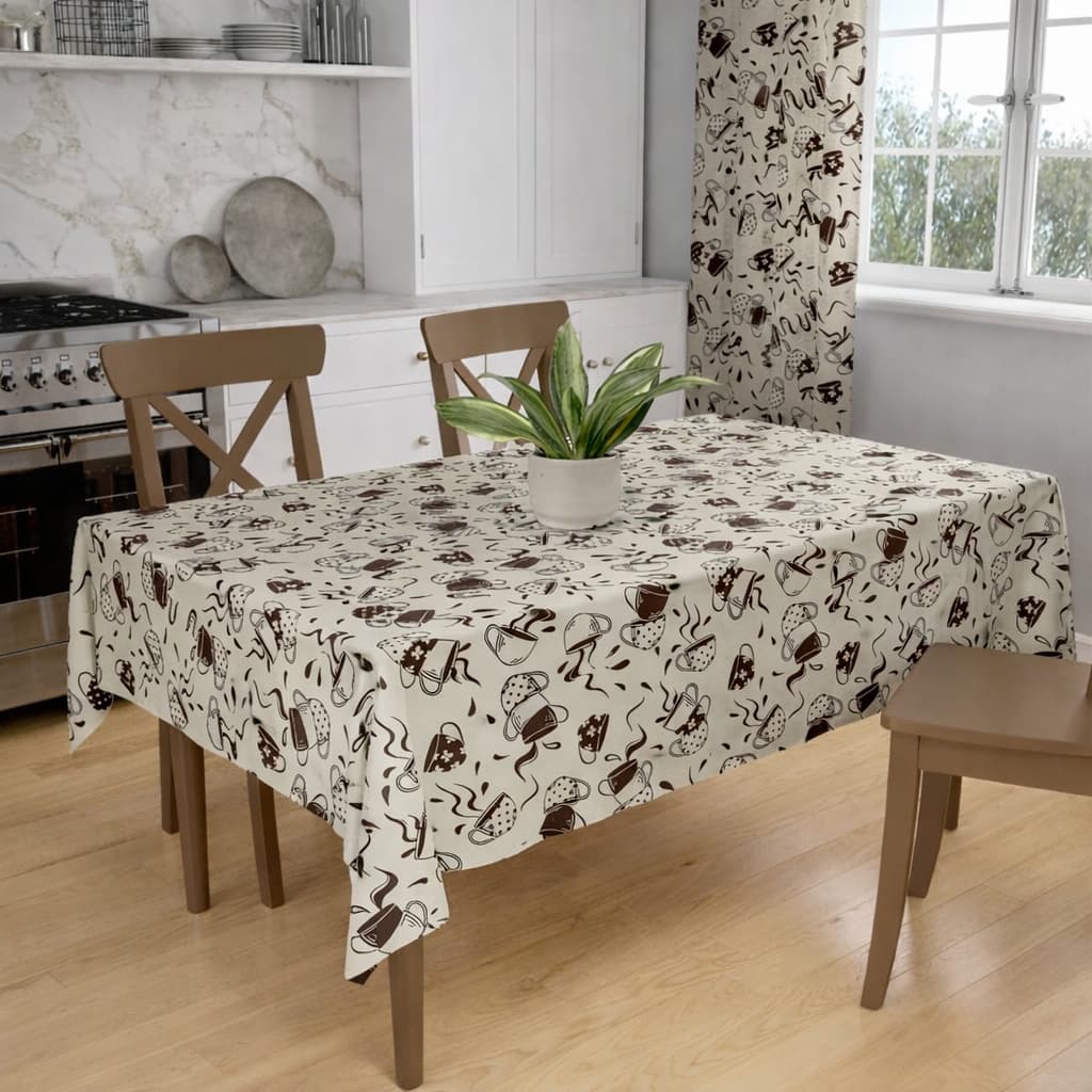 Toalha de Mesa Oxford 1,50m x 2,20m | Elegante, Prática e Resistente | Mesa 6 Lugares