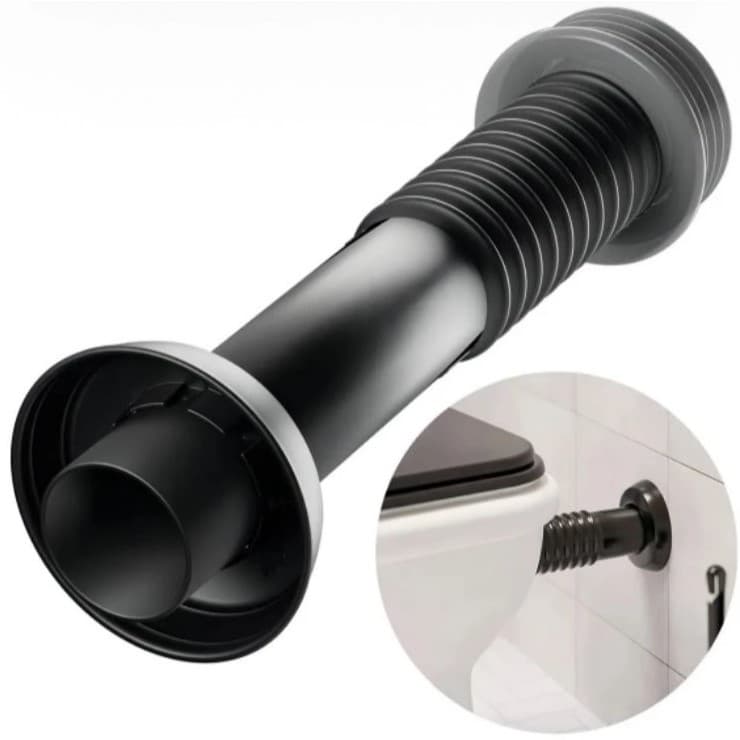 Tubo Preto Ligação Vaso Sanitário Flexível