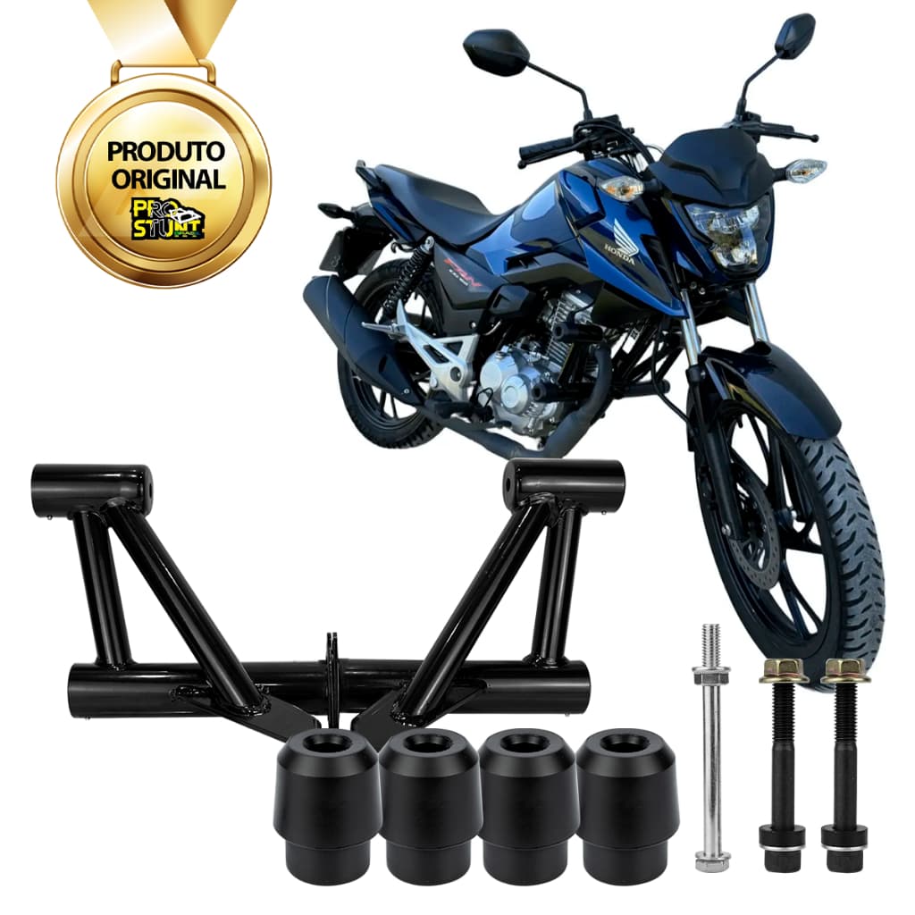 Protetor Standard Motor Carenagem Titan Fan CG 160 Start 2016 A 2027 Pro Stunt Brasil