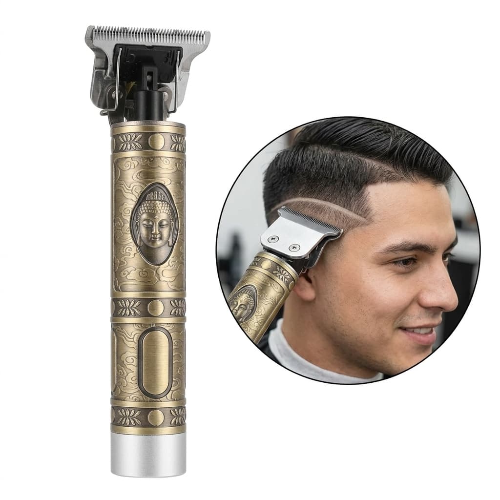 Máquina Profissional Kemei KM-1974A Corta Cabelo e Barba Original Lacrada E Com NF - Envio Imediato