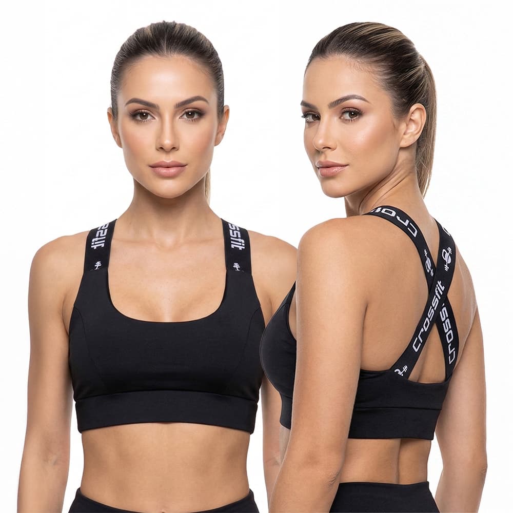 Top Sem Bojo Preto Treinos Elastano Algodão Fitness Academia Corrida