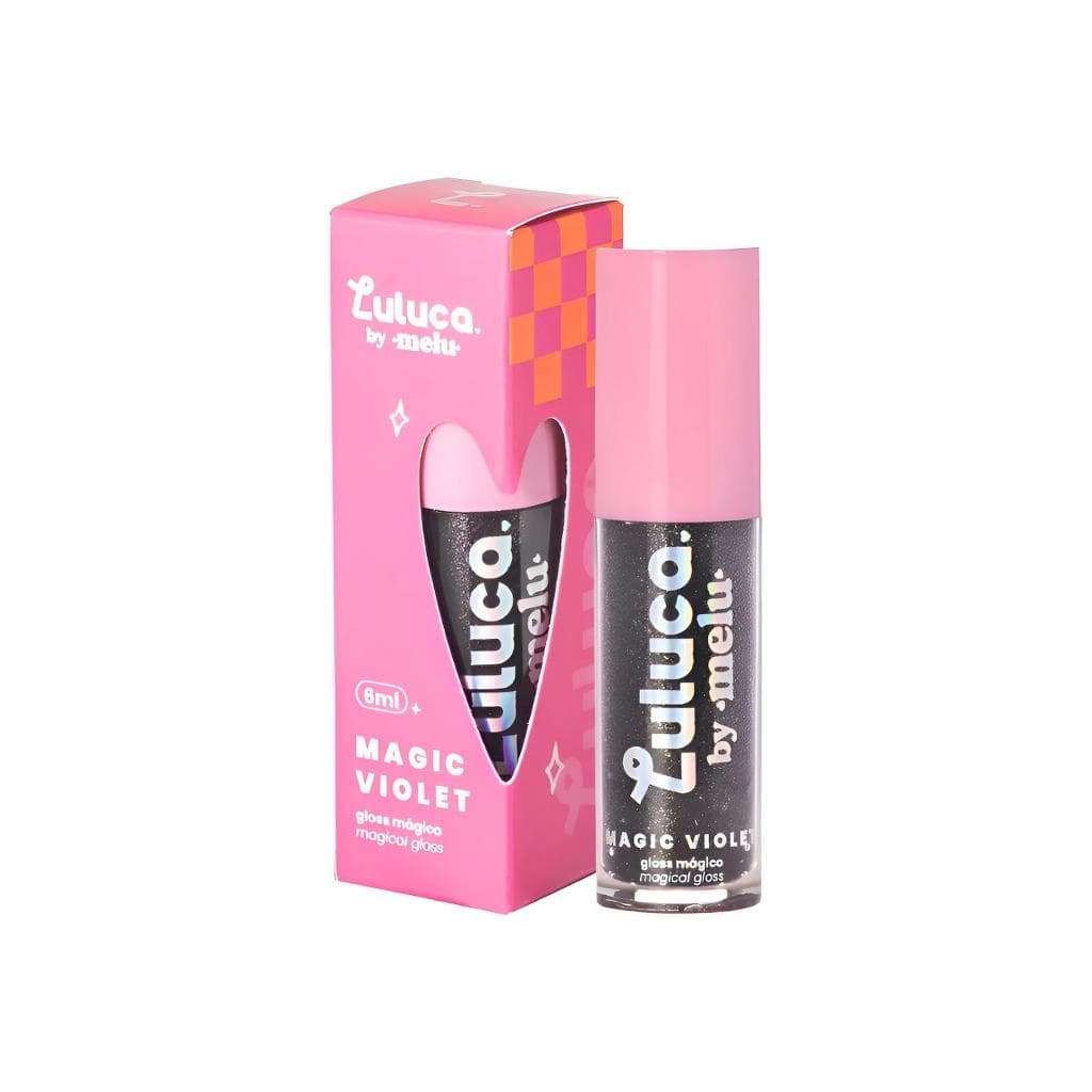 Gloss Labial Mágico Luluca by Melu Ruby Rose Magic Violet RR-L6410
