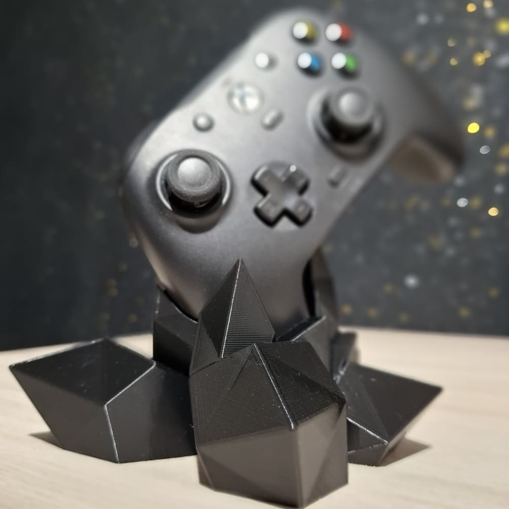 Suporte Controle de Xbox Ps4 Ps5 decorativo personalizável em formato de cristais