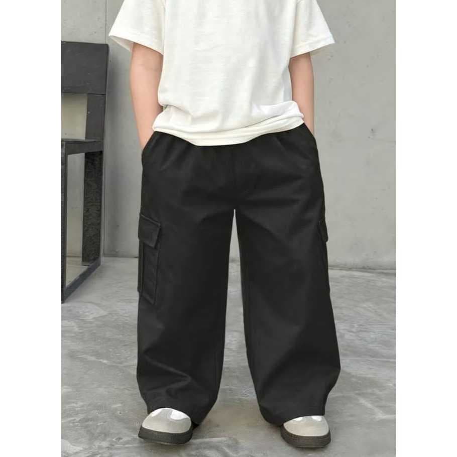 Calça Cargo Infantil Juvenil – Jeans e Sarja, 6 Bolsos, Diversas Cores Estilo Skate