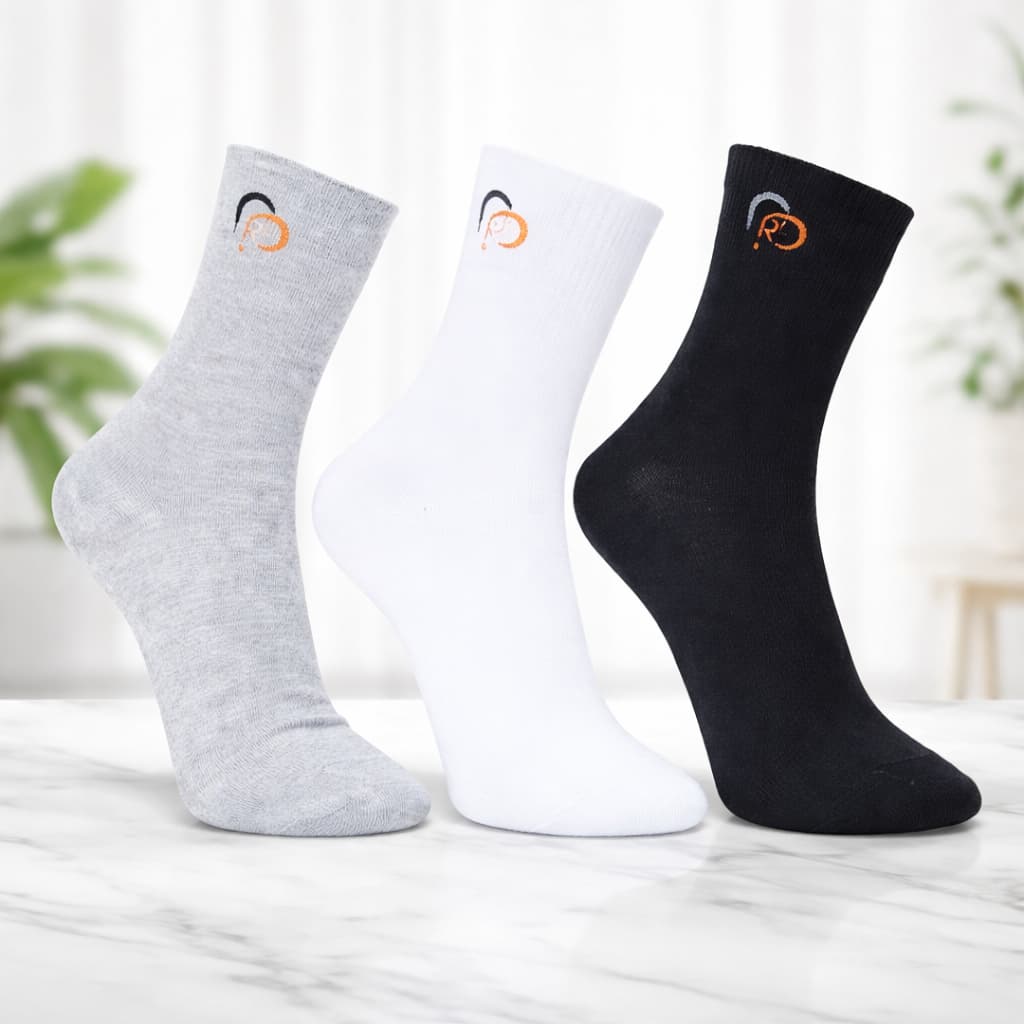 Kit 3 Pares Meia Masculina Rafa Parize Cano Longo Confort Altomax