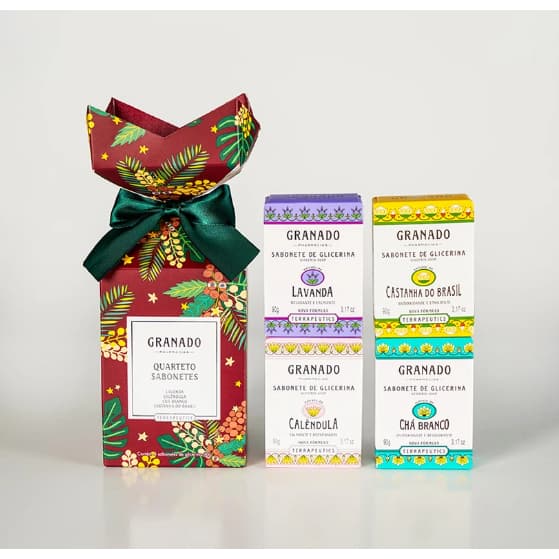 KIt sabonete granado terrapeutics 4 unidades