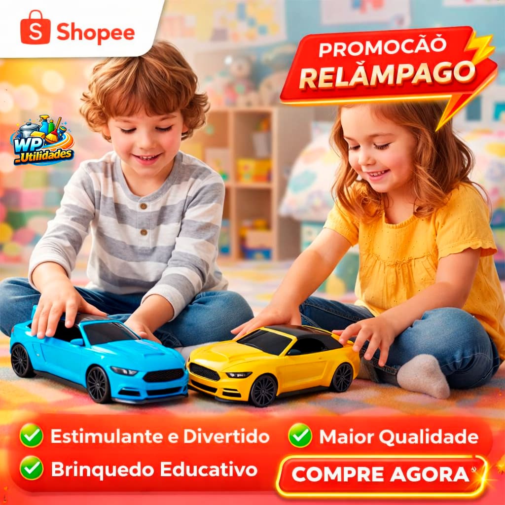 Carrinho Esportivo Speed Car Brinquedo Grande Carro de Corrida Infantil Racing