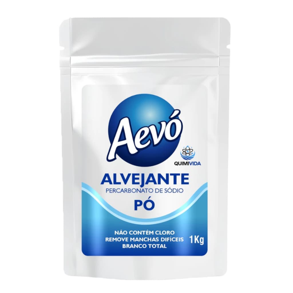 Alvejante Percabonato Aevó 1kg com Potente Remoção de Manchas para Roupas