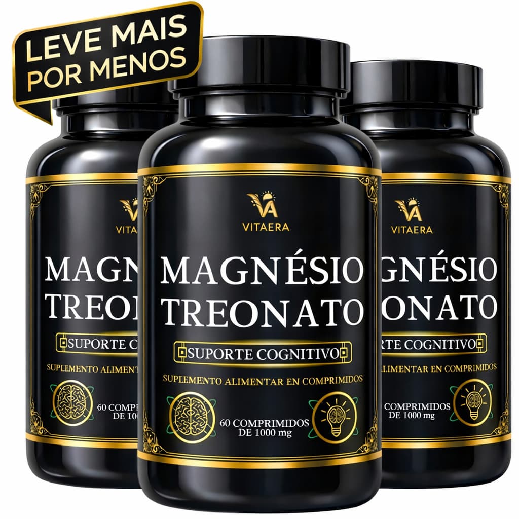 Treonato Magnesio Treonina Original Fórmula Concentrada - ENVIO EM 24 HORAS