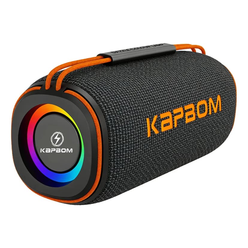 Caixa De Som Bluetooth 60w Portátil Potente Resistente a Água Kapbom KA-8196
