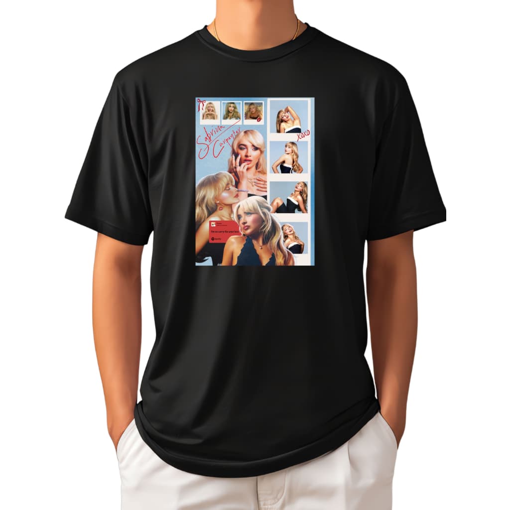 Camiseta Camisa Sabrina Carpenter 100% Algodão
