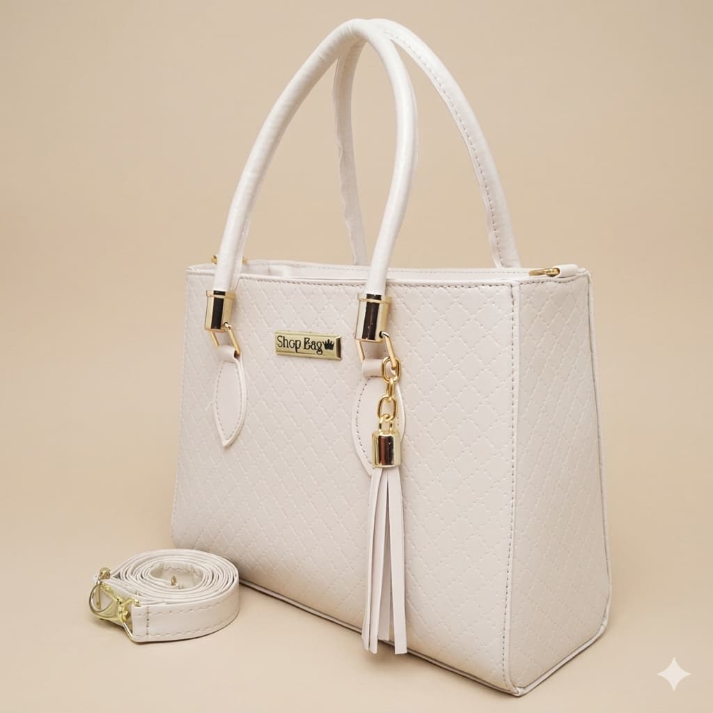 Bolsa Feminina Borada Média Matelado Lançamento alça transversal