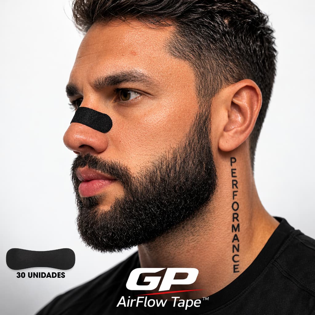 AirFlow Tape - Glory Performance - 30 Unidades - Nasal Tape - Fita Nariz - Respiração - Fluxo de Ar
