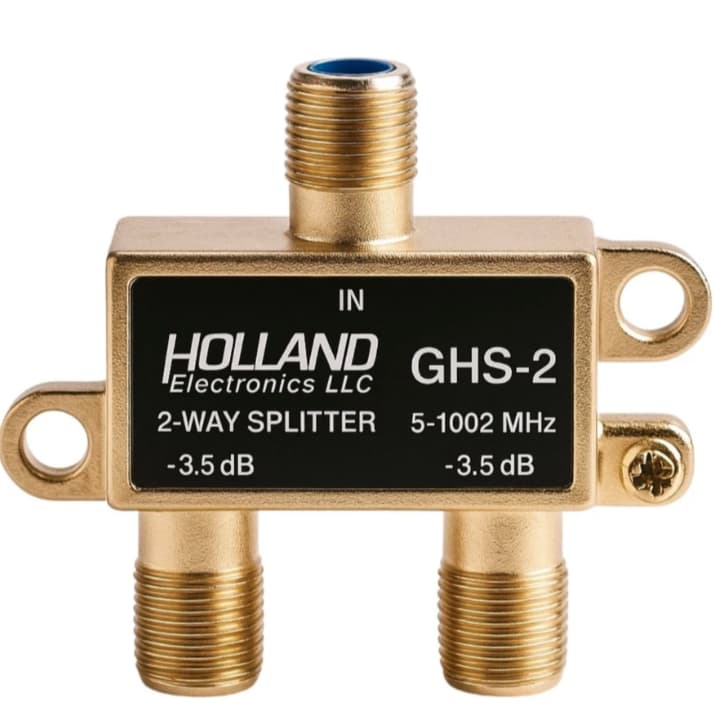 2 Divisor De Sinal para Antena/TV a cabo 2 Saídas de TV 1ghz
