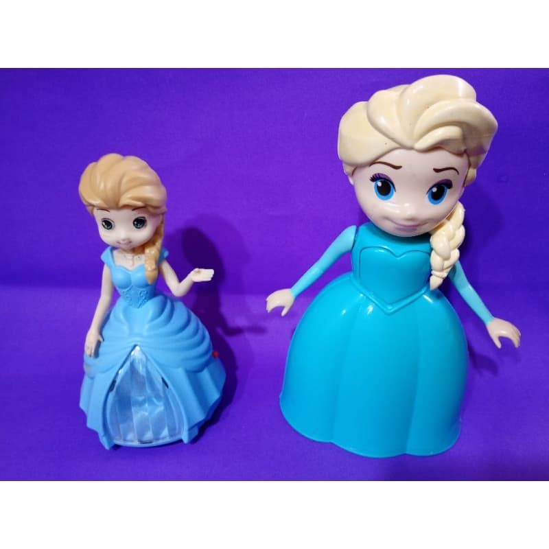 2 bonecas Elsa Frozen usadas em bom estado brinquedo infantil