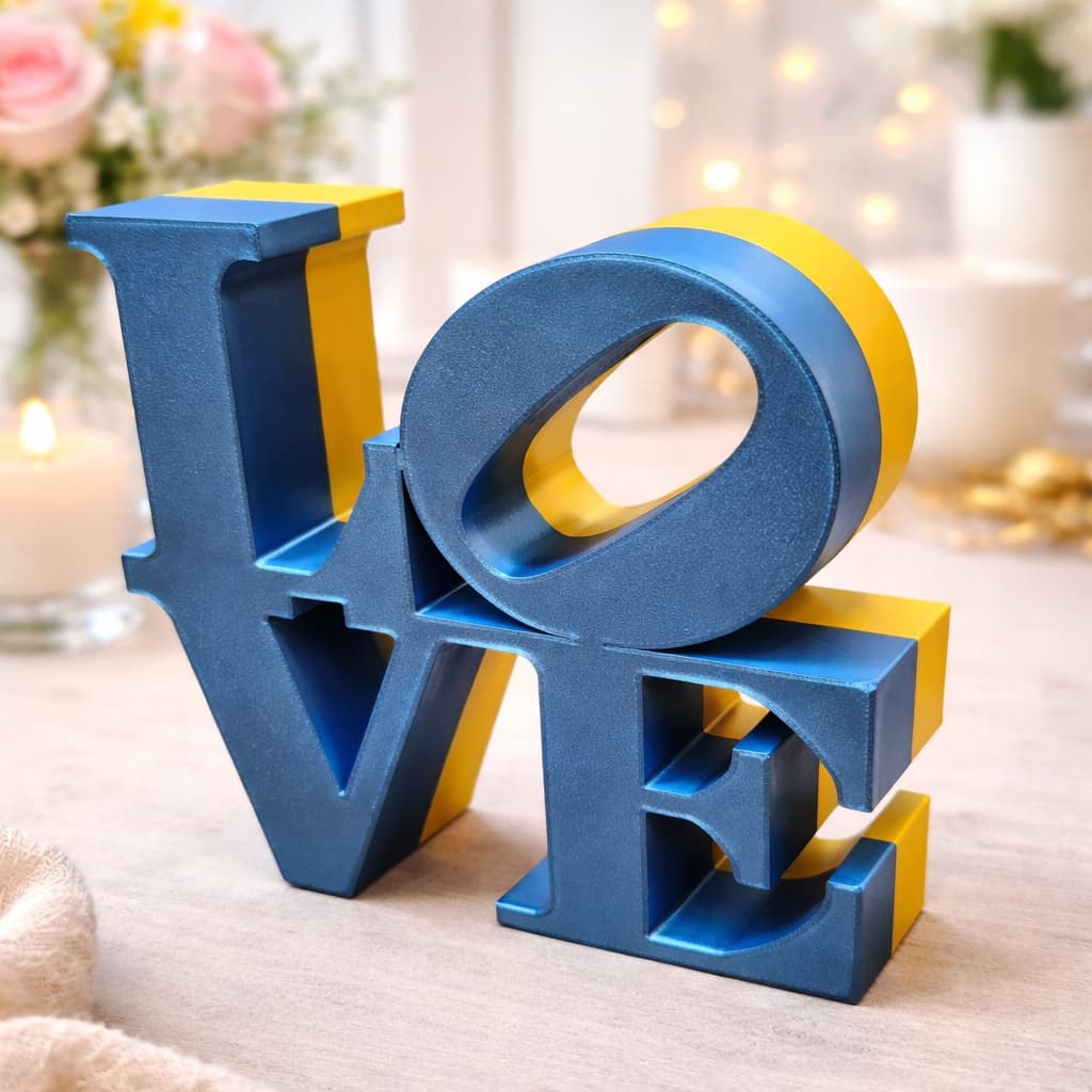 Letreiro Decorativo LOVE | Enfeite Romântico para Sala | Presente Especial