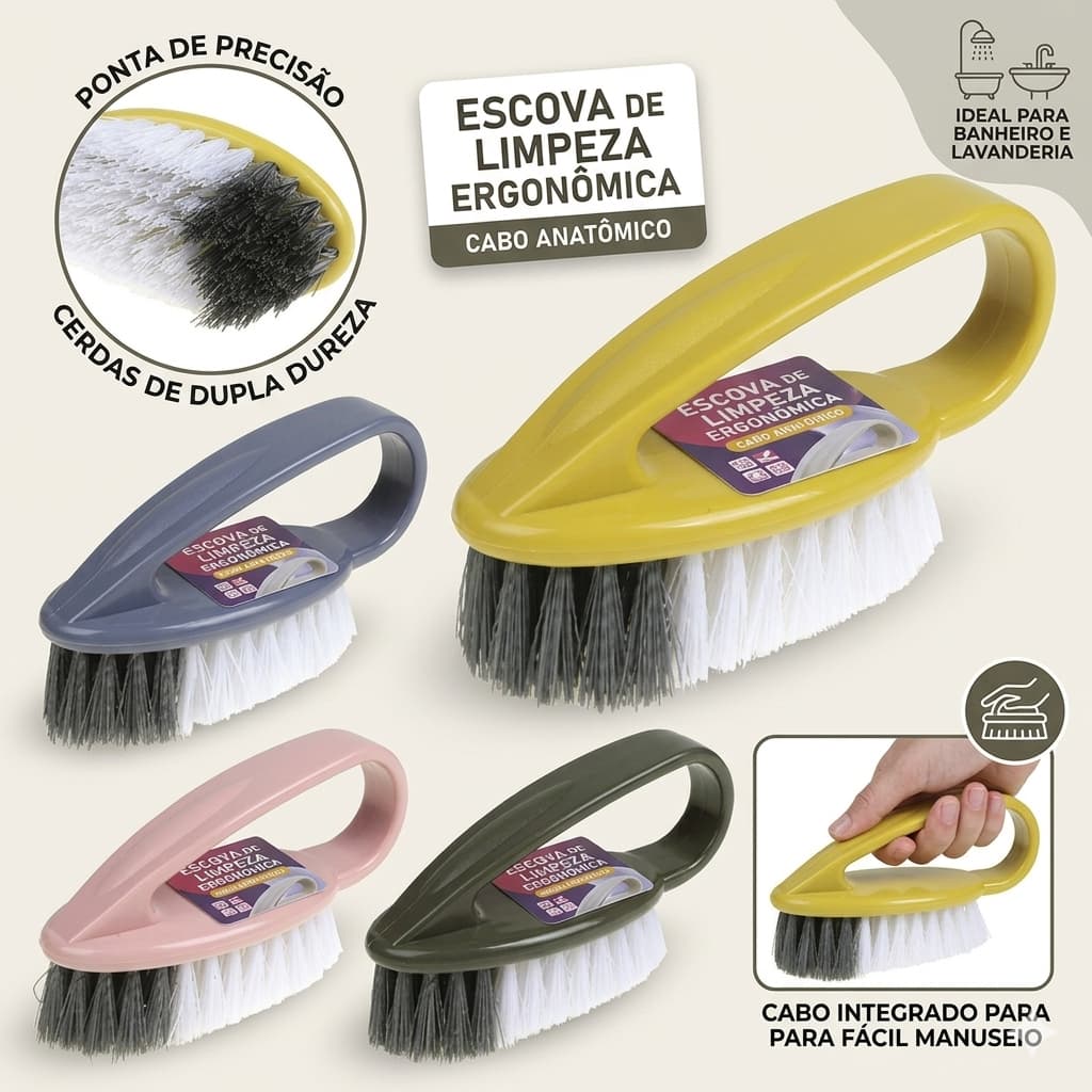 ESCOVA MULTIUSO LIMPEZA  ESCOVA DE LIMPEZA  ESCOVA DE LAVANDERIA