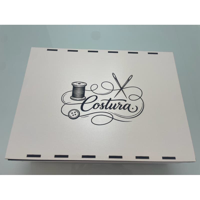caixa costura MDF
