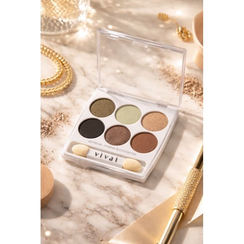 Palheta de sombras, palheta nude,palheta vivai