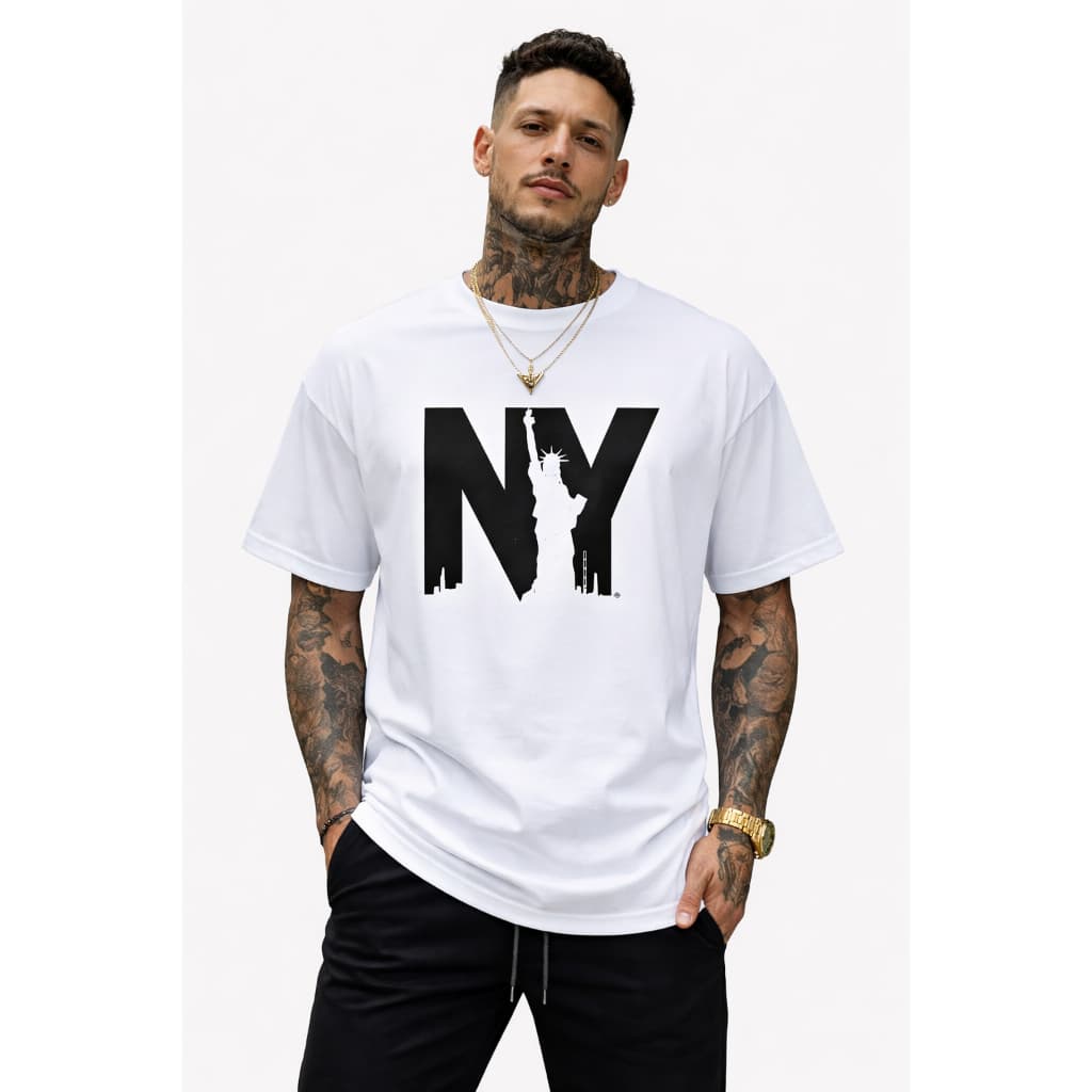 Camiseta  Unissex New York Diversos Estilos Camisa 100% Algodão Envio Rápido