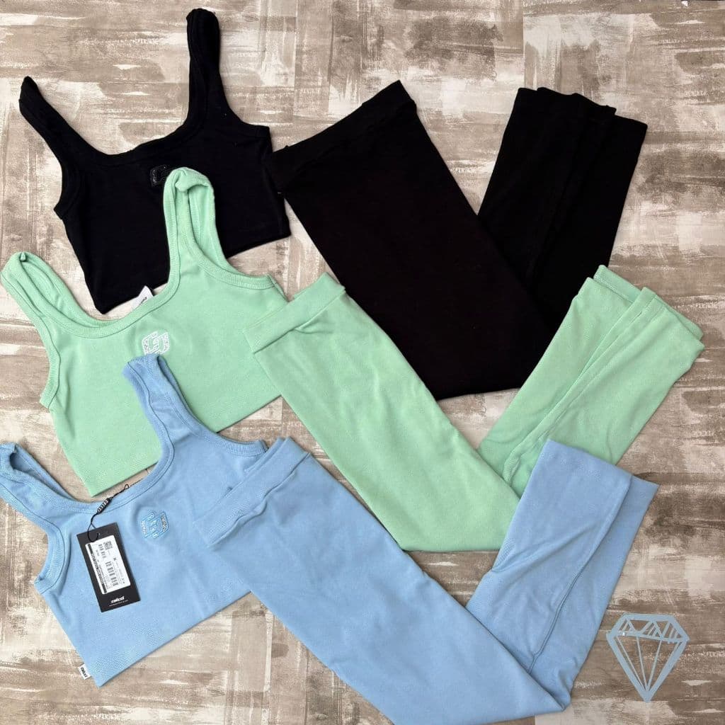 Conjunto Colcci Canelado Saia Midi Bordado Premium Feminino Look Sofisticado Moda Atual