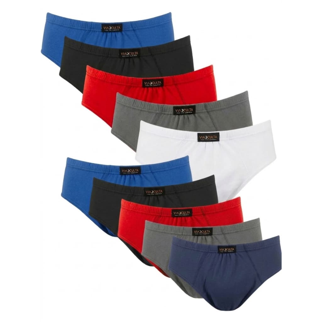 Kit 5 ou 10 Cuecas Adulto Slip Masculina P ao GG Algodão Premium Cueca Confortável