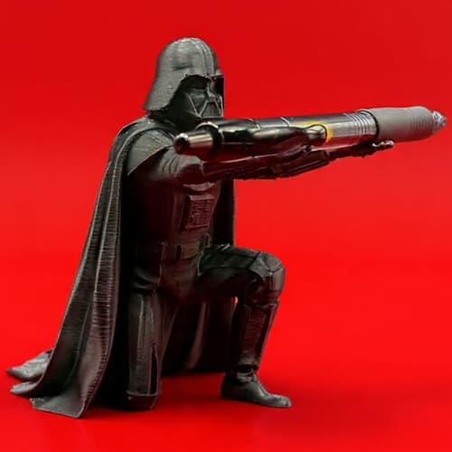 Porta Caneta Darth Vader - Organizador Geek Suporte Criativo para Escritório Home Office Presente