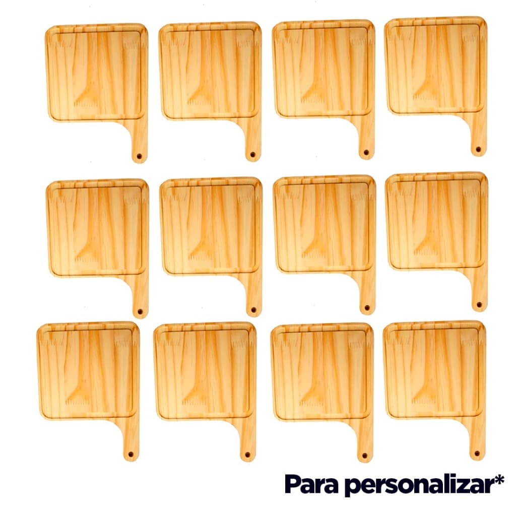 KIT 20 TABUAS PARA PERSONALIZAÇÃO HAMBURGUER, PETISCOS NATURAL
