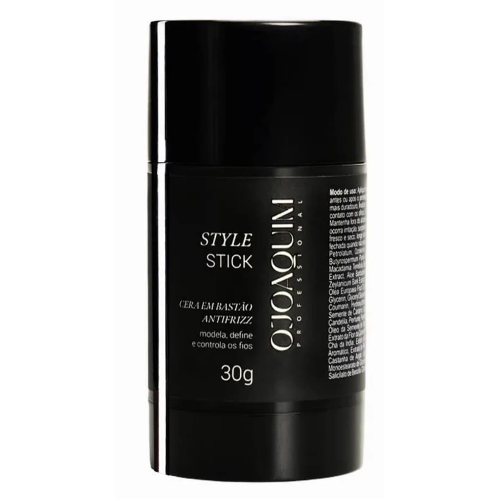 Cera Em Bastao Style Stick Ojoaquim Antifrizz Alinhamento Pomada Modeladora Naturalidade Hidratação