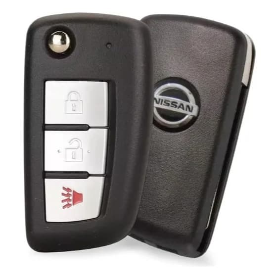 Chave Canivete Nissan 3b Carcaça Livina Tiida Versa Sentra