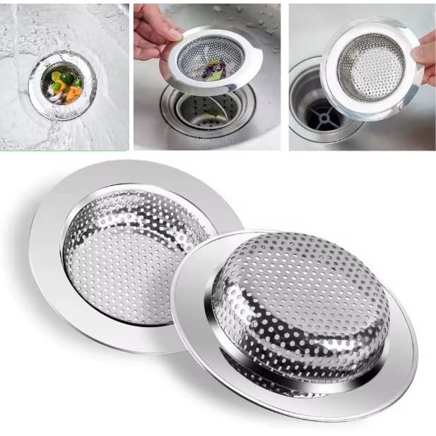 Ralo Ralinho Para Pia Em Inox Com Borda Cozinha Banheiro 9cm
