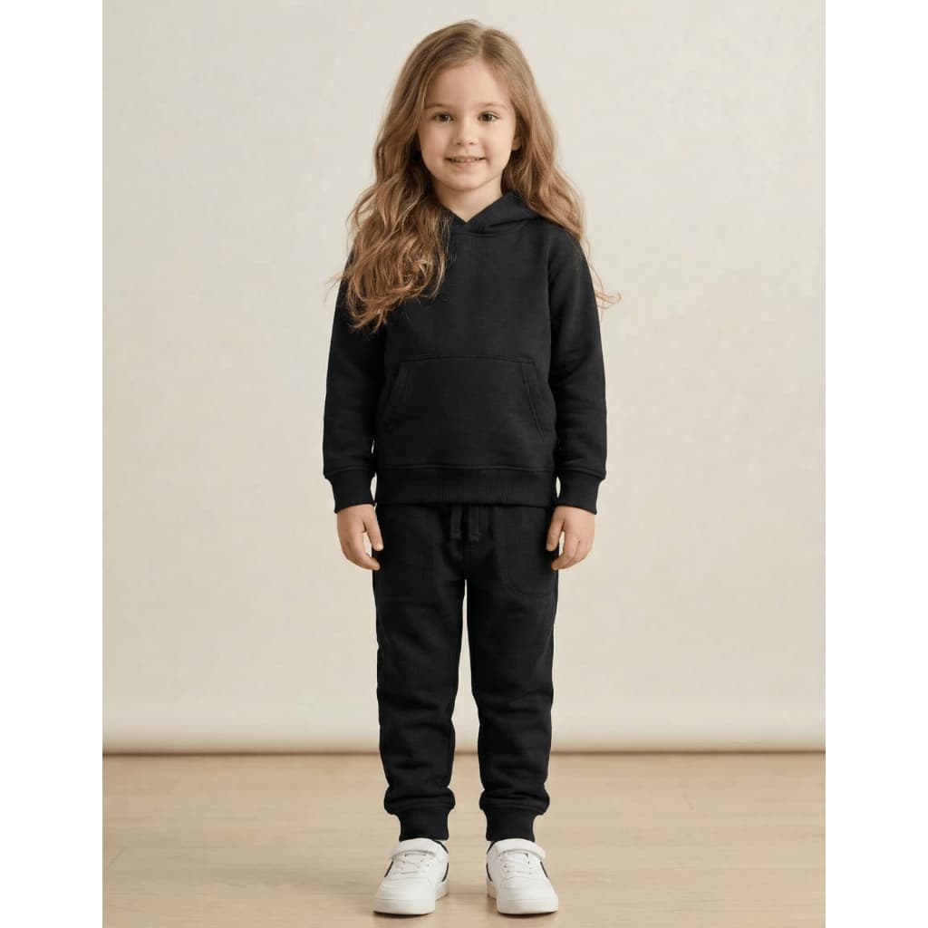 Conjunto Moletom infantil moletom canguru + calça de Moletom blusa de frio moletom gola careca moletom unissex casaco