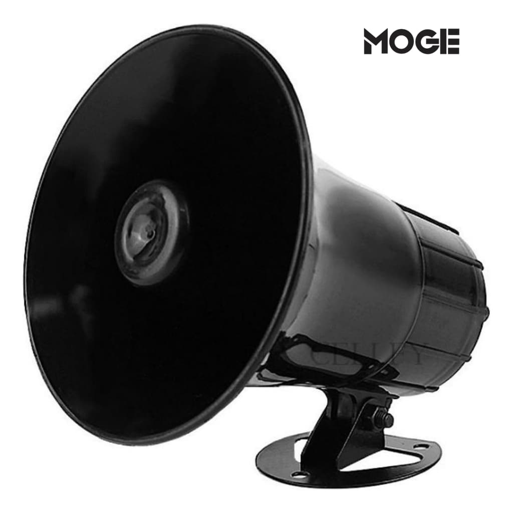 Sirene Megafone Automotiva 7 Tons | 120dB | 12V | Microfone | Carro Moto Escola