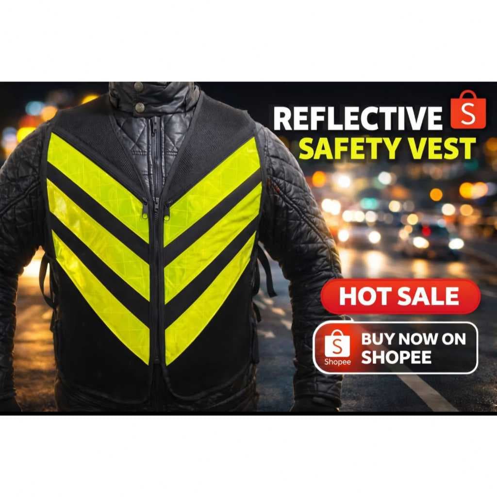 Colete para motoqueiro Motoboy Mototáxi uber 99 com faixas refletivas Corrida Noturna acessório para moto