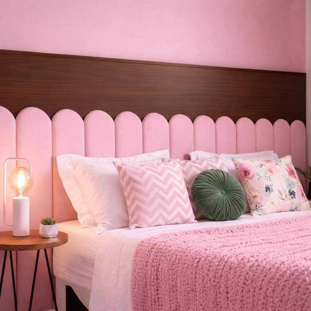 Kit 15 Cabeceiras Nuvem Infantil Modular Em L Cama Box Solteiro Decorativa