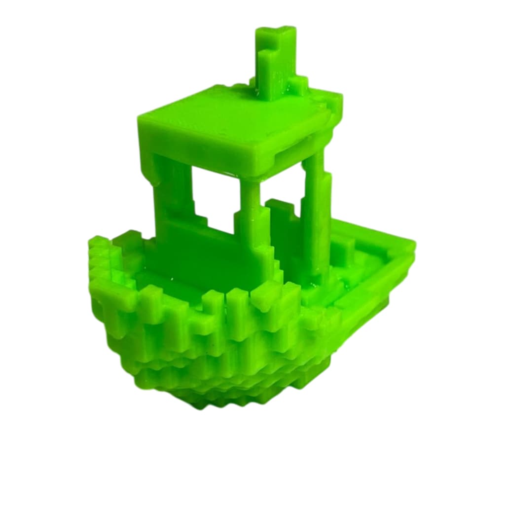 Barco decorativo quadrado estilo minecraft em 3D