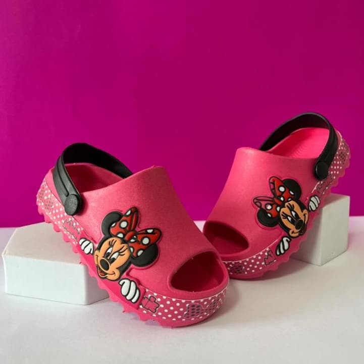 Sandália Infantil Menina, Slide Baby Antiderrapante Confortável Seguro Macio Leve Dia a Dia Esolar