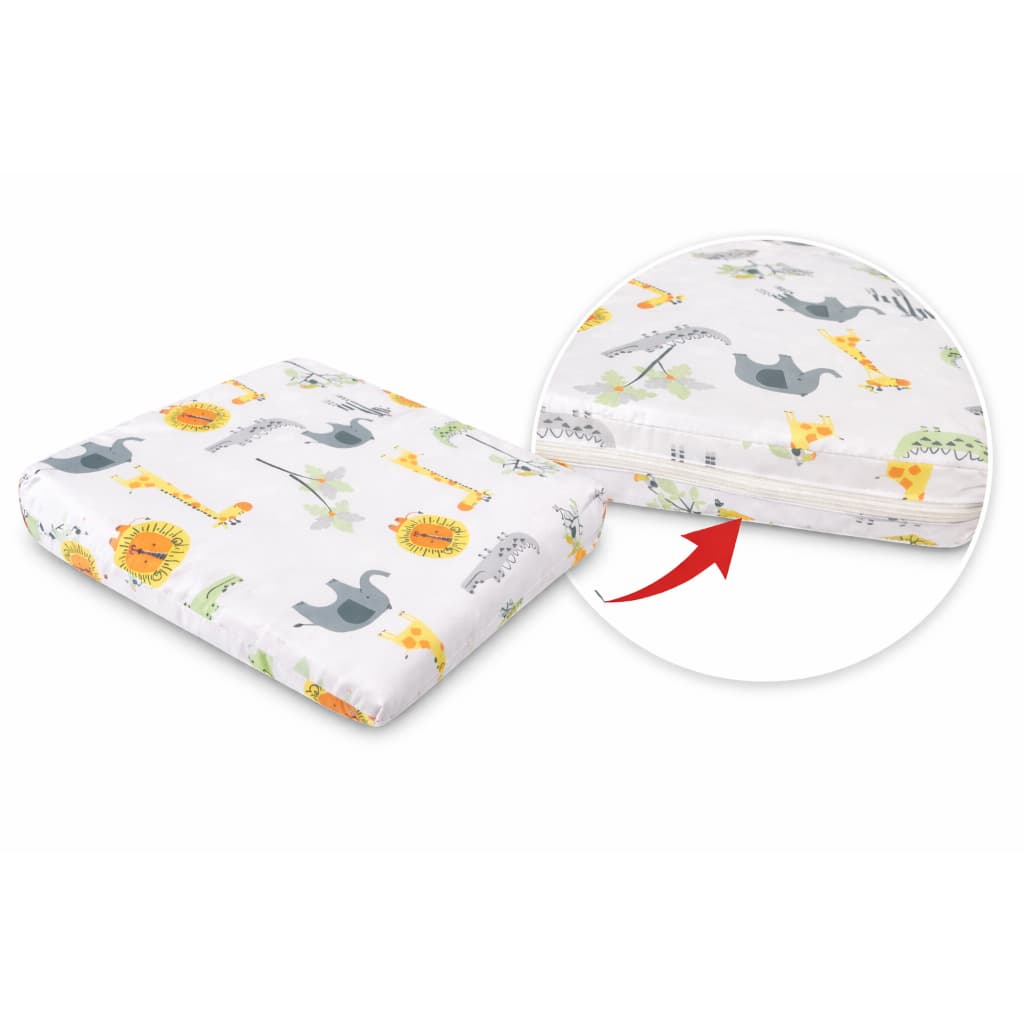 Travesseiro Rampa Anti Refluxo para Bebê - Capa Lavável - Próprio para o carrinho e Moisés